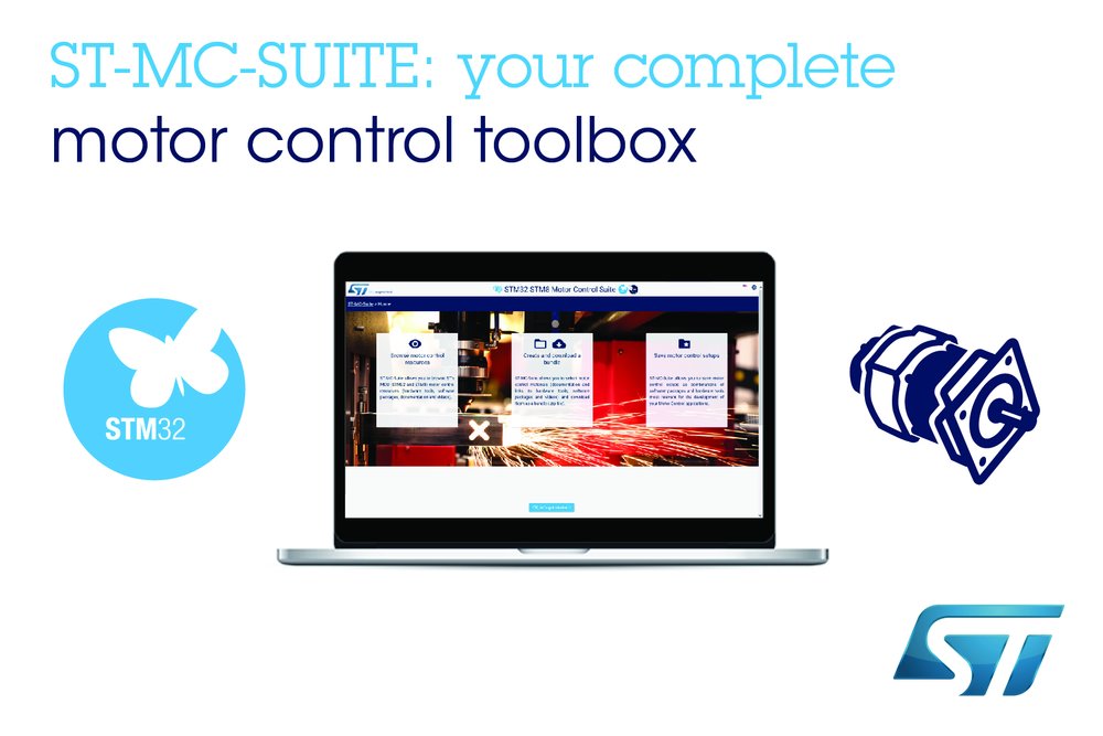All-in-One Online Tool from STMicroelectronics Simplifies Motor-Control Designs Using STM32 and STM8 Microcontrollers